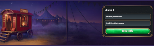 Astromania VIP Level 1 banner highlighting VIP perks and rewards