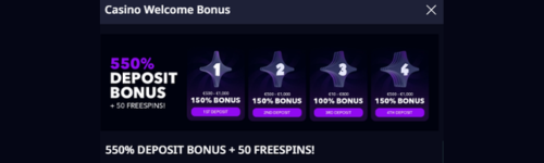 Zizobet Casino Logo – 550% Welcome Bonus + 50 Free Spins